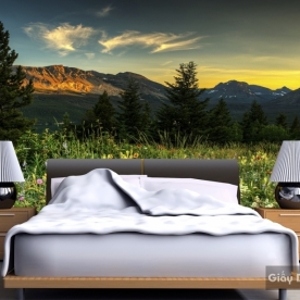 Beautiful bedroom wallpaper M025