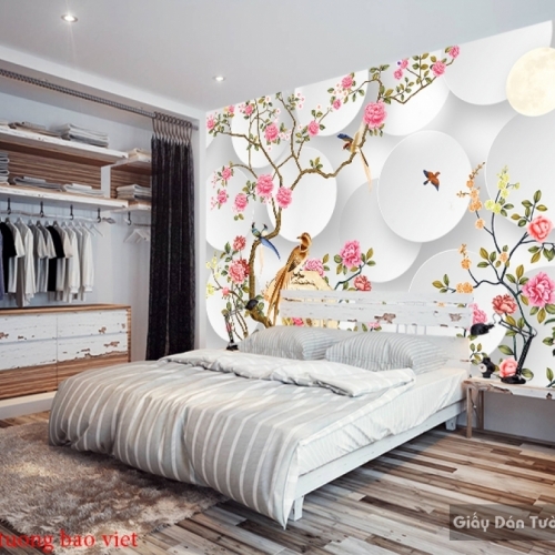 Beautiful bedroom wallpaper fl127