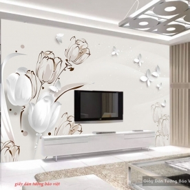 3d tulip wallpaper fl121