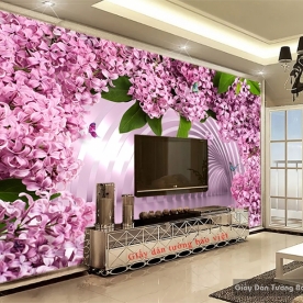 Purple bedroom wallpaper H144