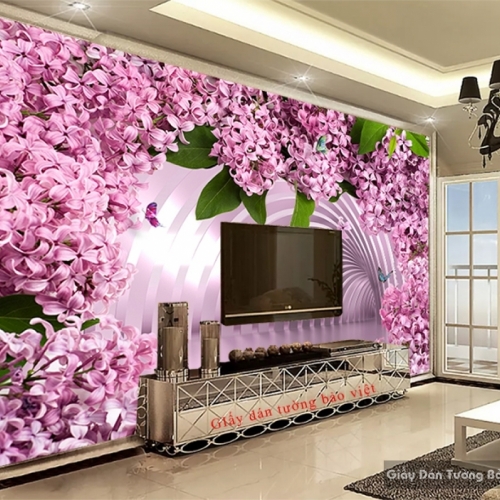 Purple bedroom wallpaper H144
