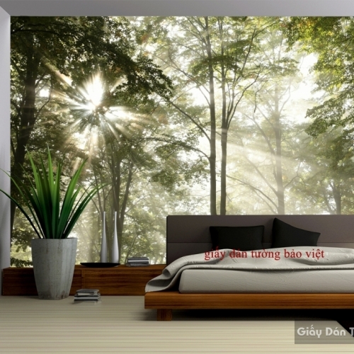 Wallpaper bedroom landscape Tr121