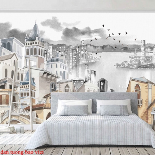 Bedroom wallpaper me078
