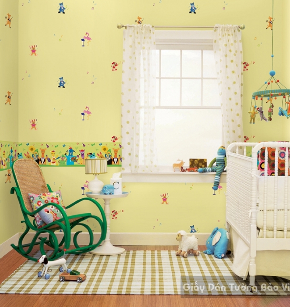 Children Room Wallpaper-D1022-1m