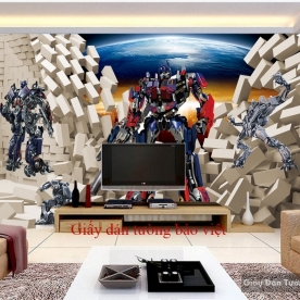 3D wallpaper for children rooms Kid088