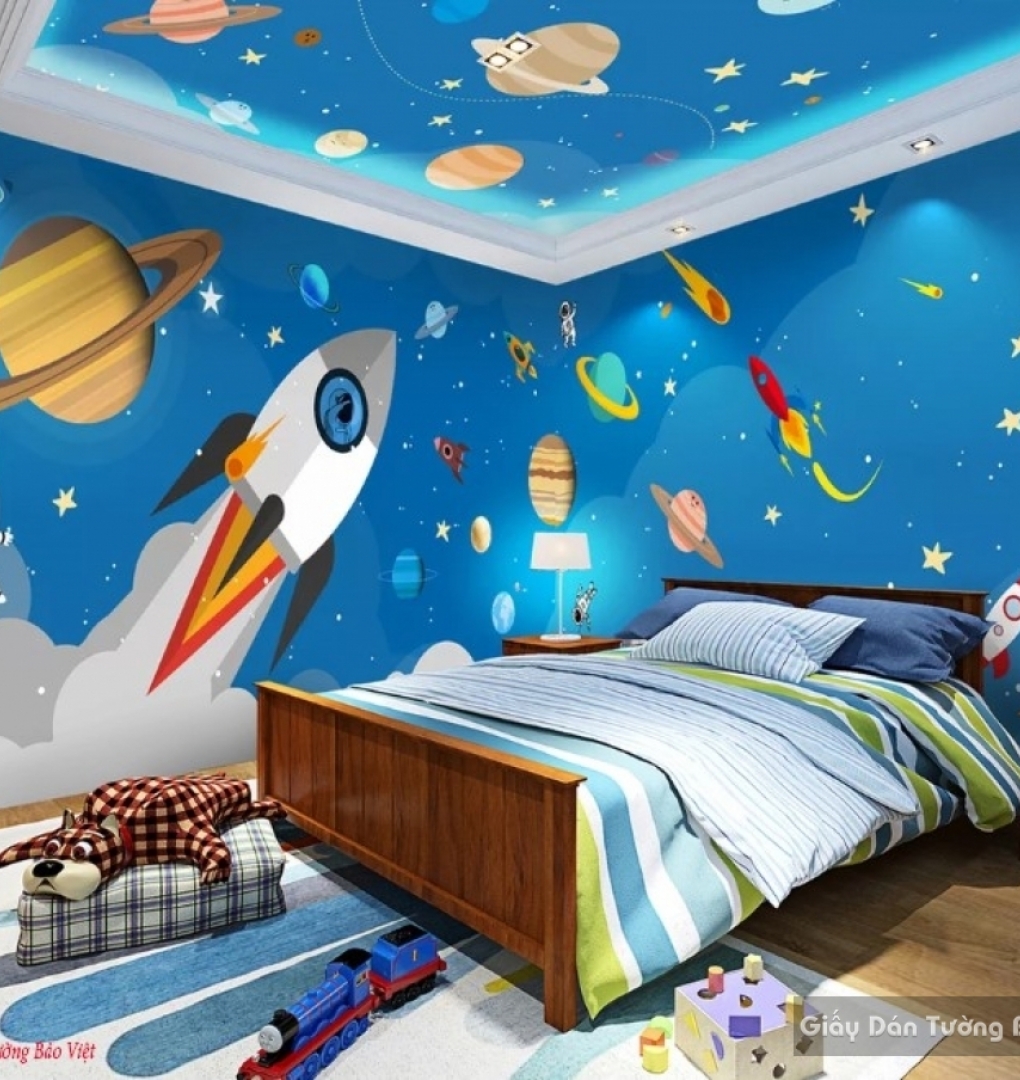 Wallpaper 3d children room v210