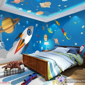 Wallpaper 3d children room v210