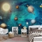 Galaxy wallpaper for kid Kid114 room