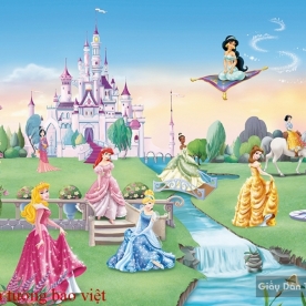 Kid082 baby girl bedroom wallpaper