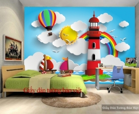 Kid091 3D children's room wallpaper