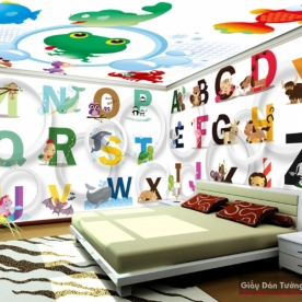 Wallpaper for children's rooms v335