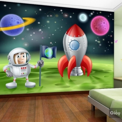 Kid002 3D children's room wallpaper