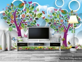 Kid012 3D children's room wallpaper