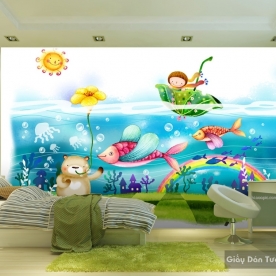 Kid016 3D children's room wallpaper
