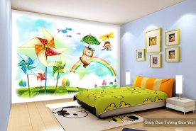 Kid017 3D children's room wallpaper