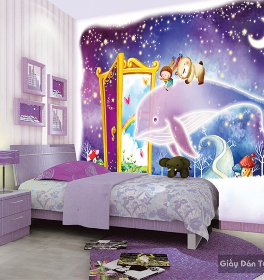 Kid018 3D children's room wallpaper