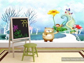 Kid020 3D children's room wallpaper