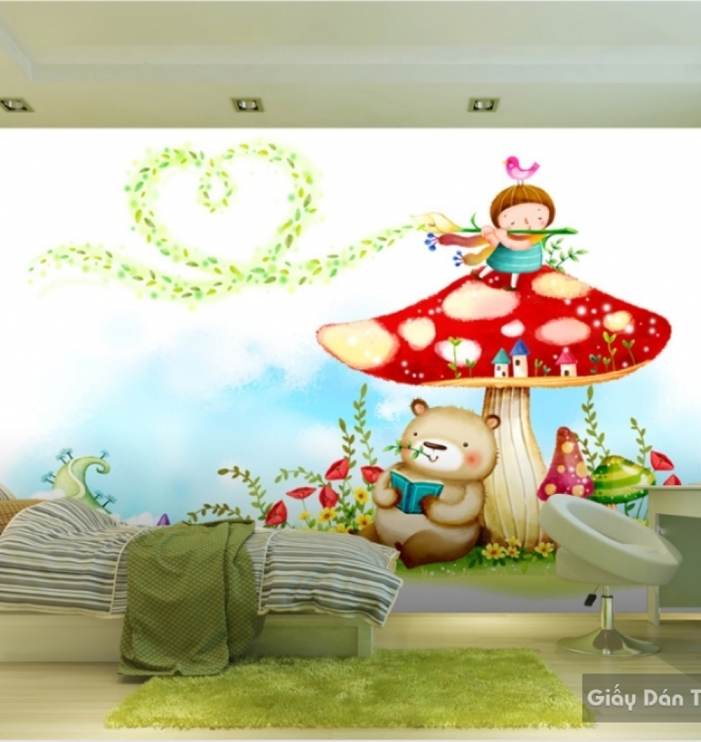 Kid022 3D children's room wallpaper