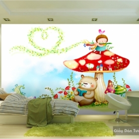 Kid022 3D children's room wallpaper