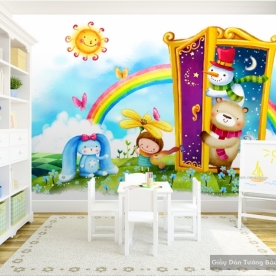 Kid023 3D children's room wallpaper