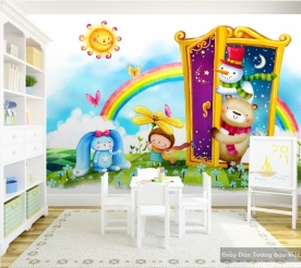 Kid023 3D children's room wallpaper
