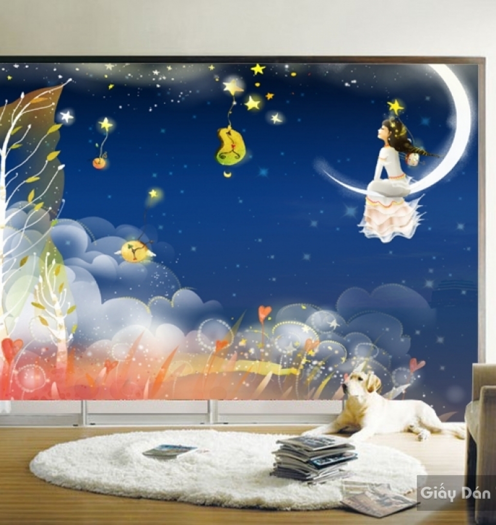 Kid029 3D children's room wallpaper