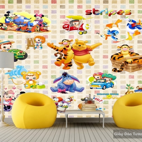 Kid036 3D children's room wallpaper