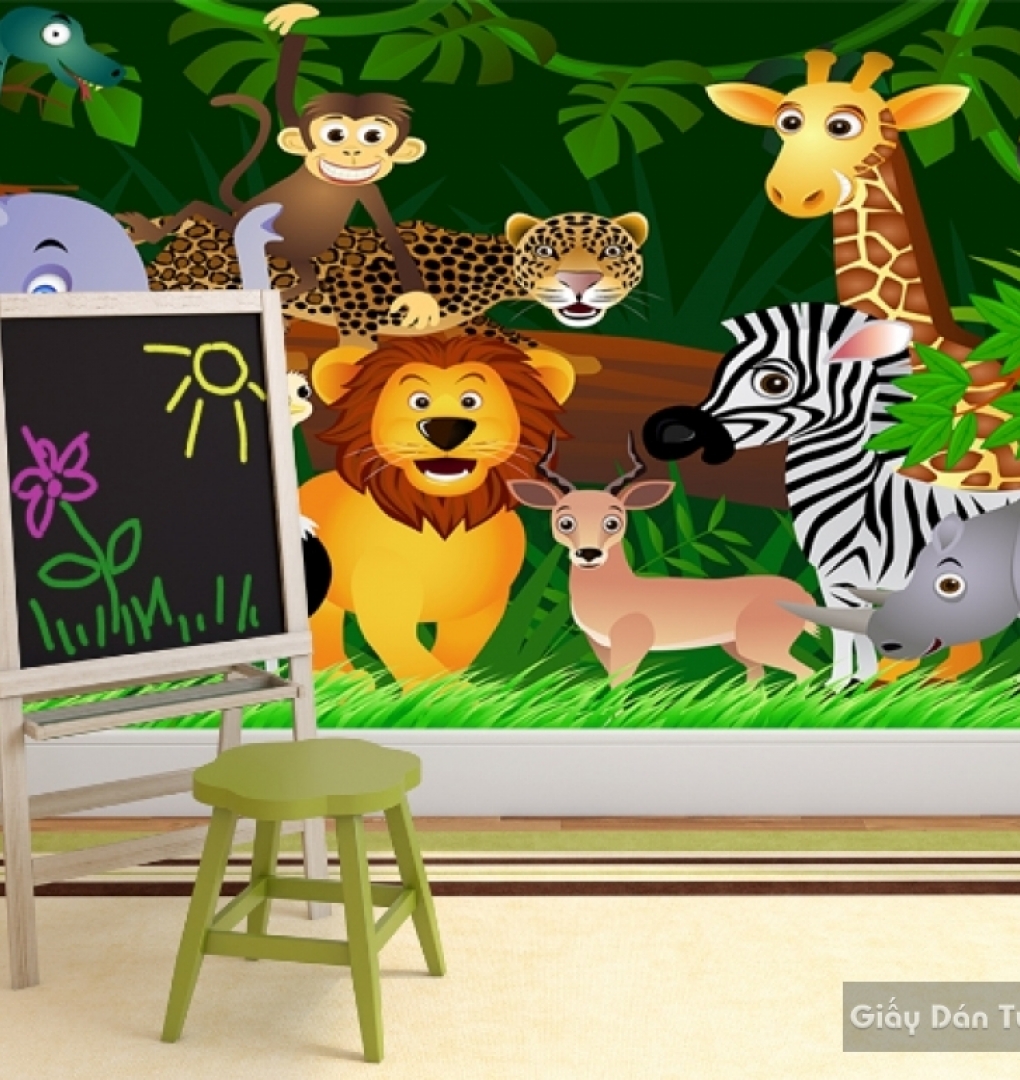 Kid051 3D children's room wallpaper