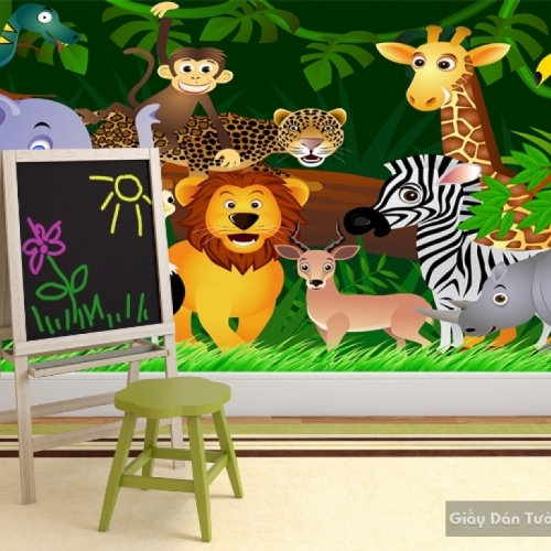 Kid051 3D children's room wallpaper