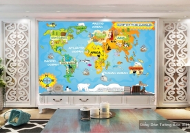 Kid052 3D children's room wallpaper