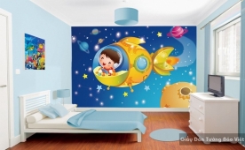 Kid001 3D children's room wallpaper
