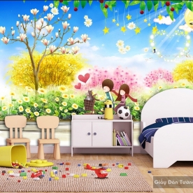 wallpaper for children room 14801095