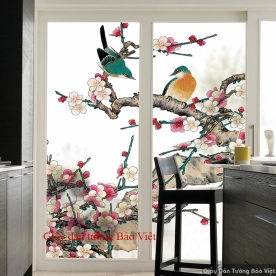 Beautiful glass stickers K057