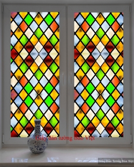 Colored glass stickers K073