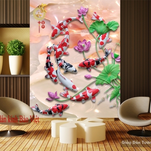 Order decal feng shui 3D glass stickers FT040