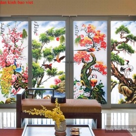 K256 double sided glass decal