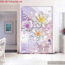 D053 glass decal stickers