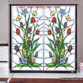 K040 glass decal stickers