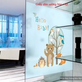 K045 glass decal stickers