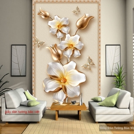 K124 3D wall-decal glass decal