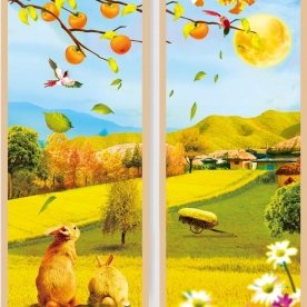 Decal glass stickers K024