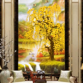 K125 beautiful glass decal stickers