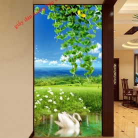 Decal beautiful glass stickers cheap K16570160