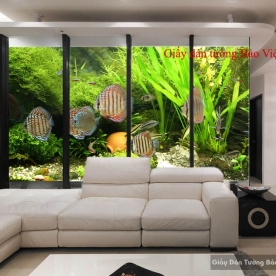 Decal glass paste aquarium K081