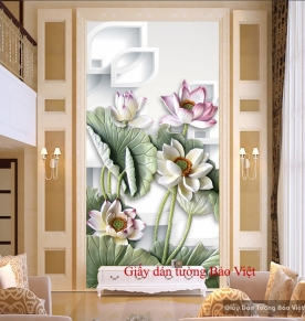 3D glass decal stickers K078