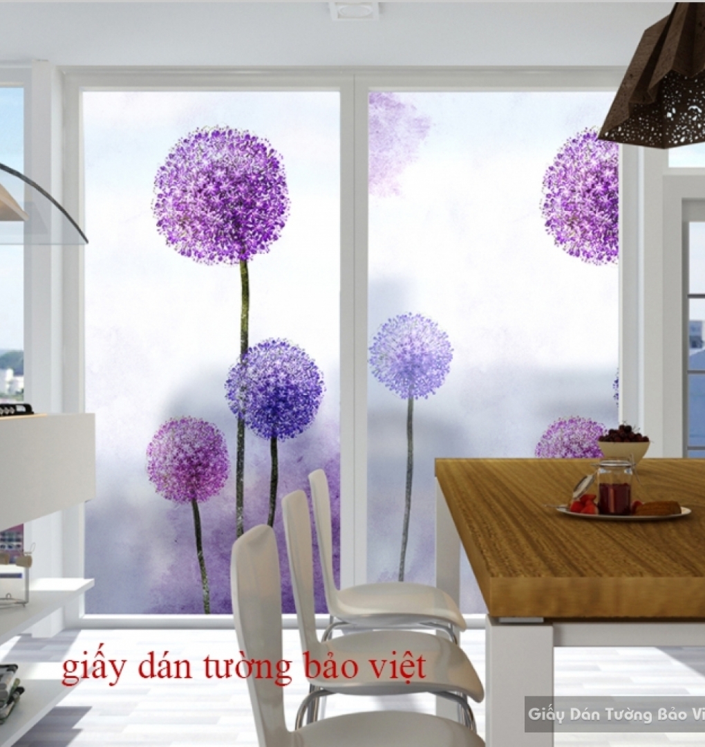 Decal frosted glass K021