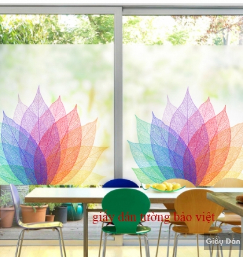 Decal frosted glass K032