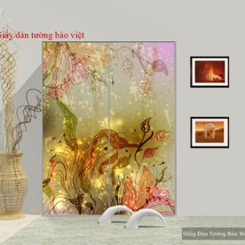 Decal glass paste beautiful K002