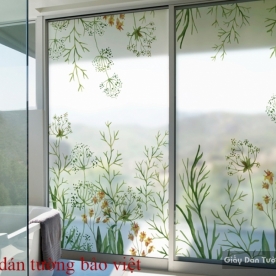 Decal beautiful glass paste K020