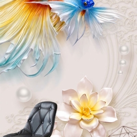 Wall stickers & 3D glass stickers K115